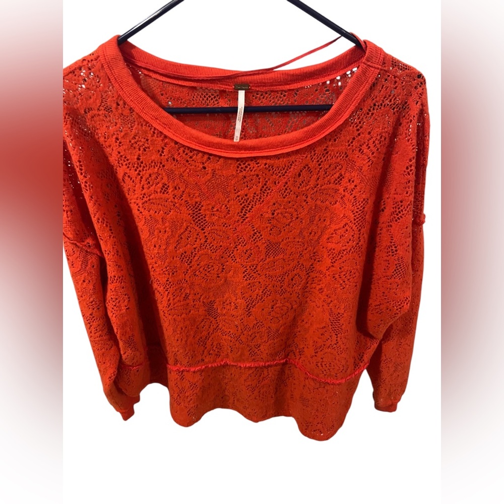 Free People Lace Sweater size xs